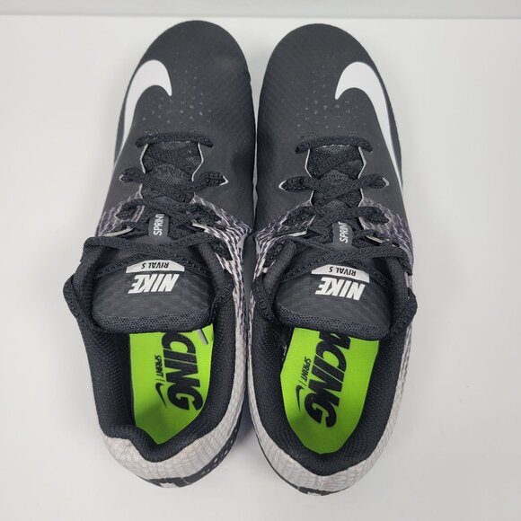 Nike Zoom Rival S Sprint Racing Men's Black Spikes Shoes 806554-011 US Size 10 - Picture 5 of 9